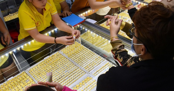 Sáng 8-4, giá vàng miếng SJC, vàng nhẫn tăng 4,5 triệu đồng/lượng