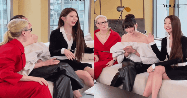 Khung hình viral nhất hôm nay: Jang Won Young đụng độ Anne Hathaway - Meryl Streep, 