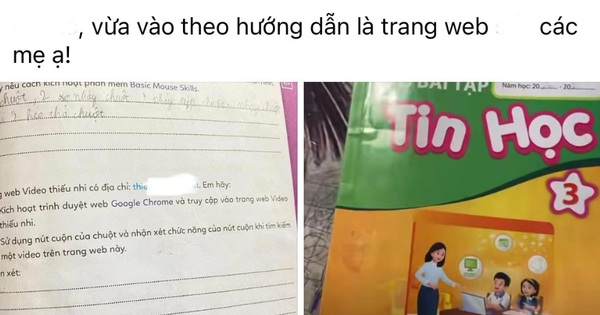 Phụ huynh bàng hoàng phát hiện sách Tin học lớp 3 của con chứa link đồi trụy, Nhà phát hành lập tức thông cáo KHẨN!