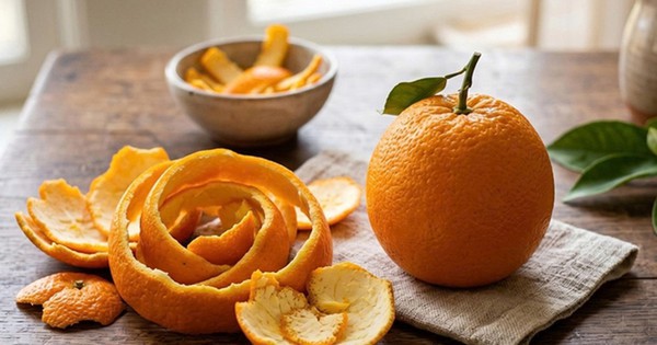 Dinh dưỡng có lợi cho sức khỏe từ vỏ quả cam mà nhiều người thường bỏ đi
