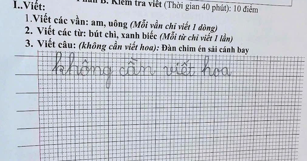 Phụ huynh khoe bài tập của con học lớp 1, dân mạng đọc xong chỉ biết ôm bụng cười: 