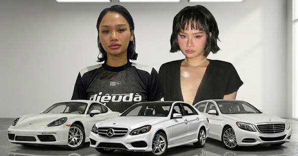 Gu chơi xe của Miu Lê: Trung thành với tông màu trắng, nâng cấp dần từ Mercedes-Benz sang Porsche