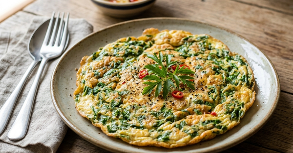 Đừng chỉ rán trứng với hành, hãy rán với lá đinh lăng vì 4 lý do này