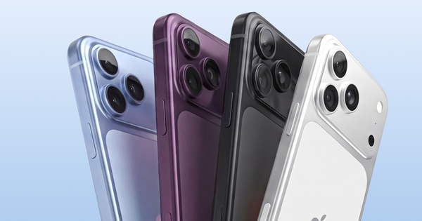 Chân dung 4 màu mới của iPhone 18 Pro Max
