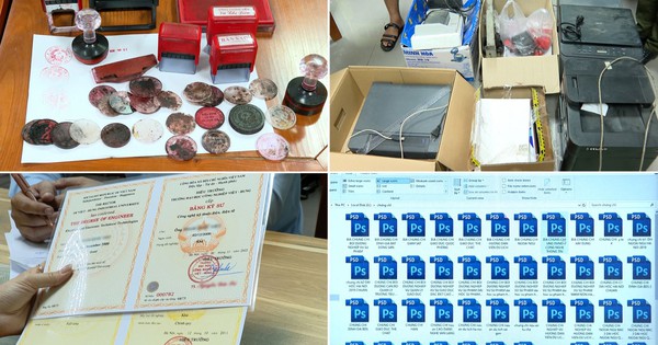 Triệt phá đường dây làm giả bằng cấp cực lớn: 53 trường đại học, học viện, cao đẳng và 30 trường THPT, THCS bị nhái con dấu, tài liệu