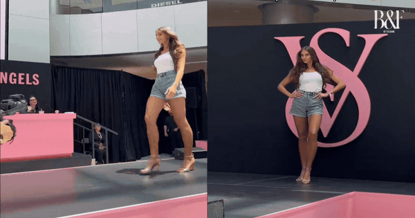 Gái xinh casting cho Victoria's Secret có cú hất tóc kì lạ, hút 4 triệu lượt tranh cãi