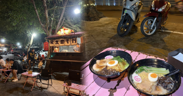Bát ramen vỉa hè 65.000 gây sốt Hồ Tây, khách ngồi bó gối chịu nóng vẫn xì xụp khen ngon
