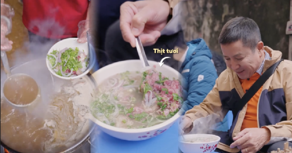 Quán phở “độc đáo” nhất Hà Nội đập thẳng thịt sống vào bát, được NSƯT Chí Trung mê mẩn ăn suốt 3 đời