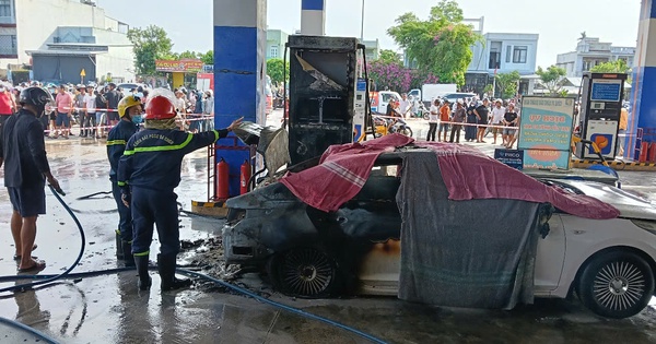 Công an thông tin nguyên nhân ban đầu vụ cháy ô tô ở cây xăng khiến 2 thiếu niên tử vong