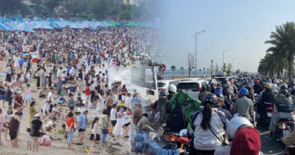 Hải Phòng dịp lễ: Một nửa đang “ngâm mình” ở Đồ Sơn, một nửa chưa qua nổi phà ra Cát Bà
