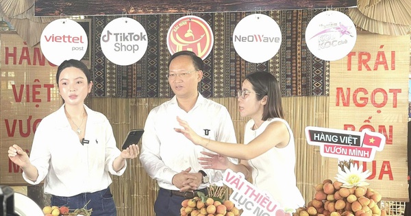 Phó Chủ tịch tỉnh Bắc Ninh livestream bán vải, chốt hơn 31 tấn đơn hàng