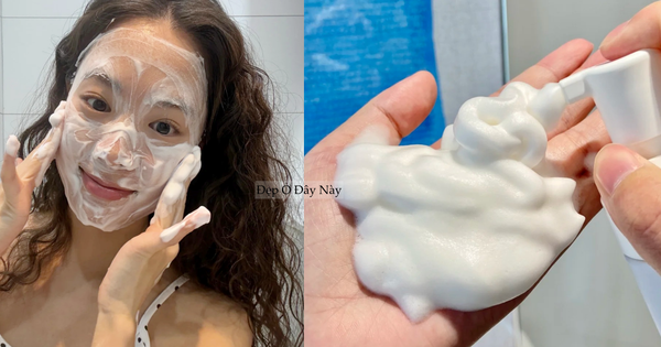Sau nhiều năm, tôi nhận ra sữa rửa mặt tạo bọt sẵn rất lý tưởng vì giúp da 