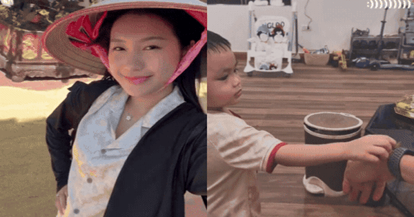 Về quê chồng phơi thóc, Doãn Hải My gây tranh cãi vì makeup điệu đà, giãy nảy vì một con cào cào