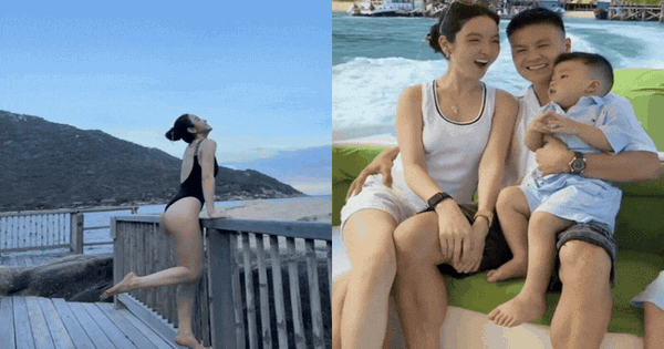 Chu Thanh Huyền trắng phát sáng khi gia nhập đường đua bikini hè, vóc dáng nóng bỏng bên Quang Hải