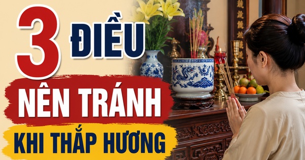 3 điều nên tránh khi thắp hương