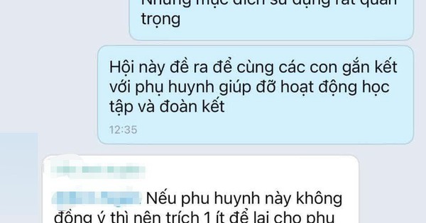 Phản đối việc trích quỹ tặng quà giáo viên quá nhiều lần, một phụ huynh nhận được tin nhắn gây bức xúc: Vì trái ý nên bị cô lập?