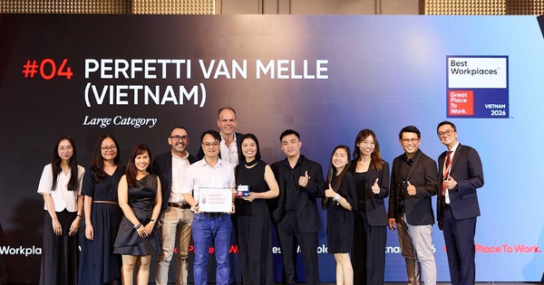 Perfetti Van Melle Việt Nam ghi danh Top 4 nơi làm việc xuất sắc hàng đầu Việt Nam 2026