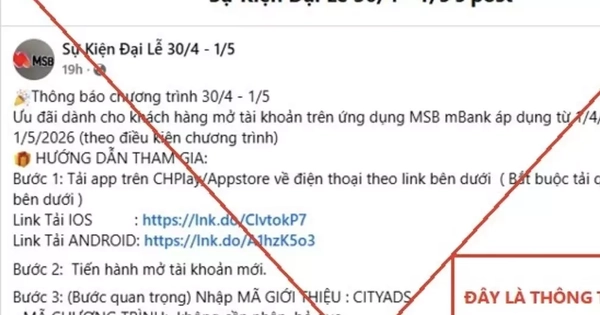 Ngân hàng cảnh báo lừa đảo kiểu mới