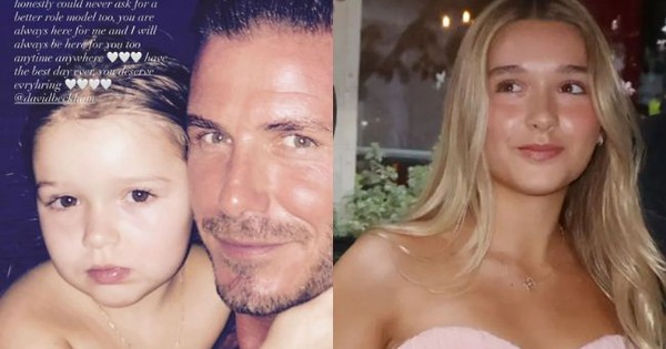 Bức ảnh hiếm của David Beckham và con gái Harper ở bể bơi gây chú ý