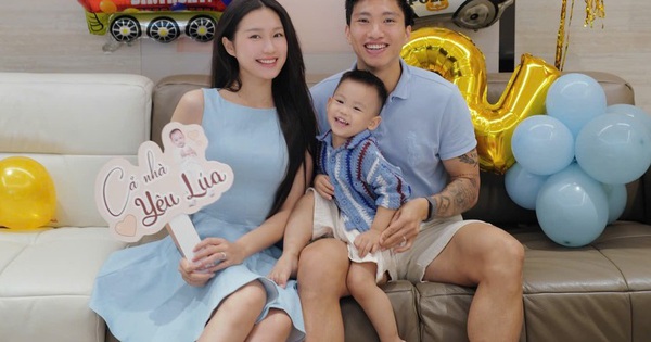 Đoàn Văn Hậu - Doãn Hải My tổ chức sinh nhật ấm áp cho con trai trong biệt thự chục tỷ, khung hình 
