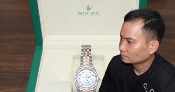 Bắt giữ Trịnh Duy Mạnh SN 1995 khi vừa đem bán đồng hồ Rolex giá 150 triệu đồng
