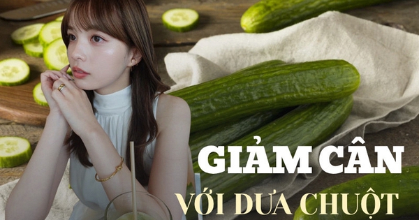 Phương pháp giảm cân bằng dưa chuột 