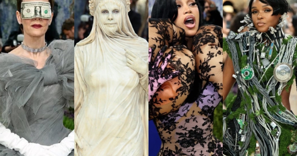 Làm lố đỉnh cao nhất Met Gala 2026: Cardi B mặc dị khó đỡ, Katy Perry biến thành AI vẫn lép vế trước 1 sao nữ hóa tượng như thật