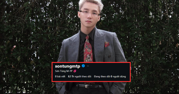 Sơn Tùng M-TP mất 200.000 người theo dõi sau khi ẩn toàn bộ bài đăng Instagram
