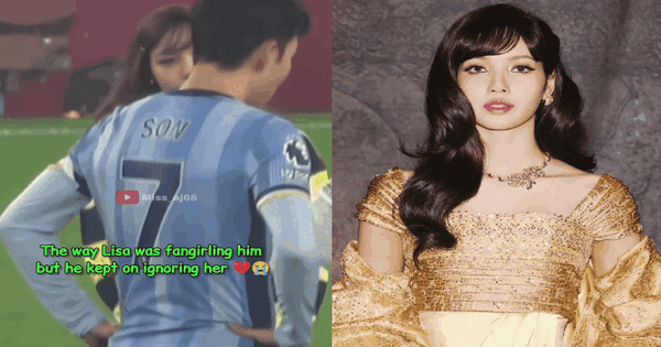 Clip Lisa (BLACKPINK) bẽ bàng vì bị Son Heung Min phớt lờ, xem như người vô hình trên sân vận động