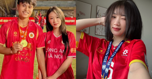 Bạn gái TikToker 3,7 triệu follow của hậu vệ U23 Minh Phúc lộ diện, nhan sắc cam thường thế nào so với ảnh tự đăng?