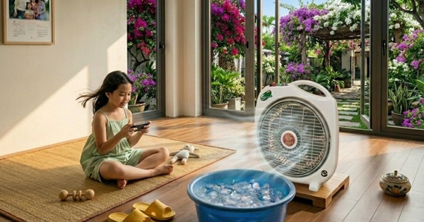 Đặt chậu nước trước quạt có làm mát phòng hơn?