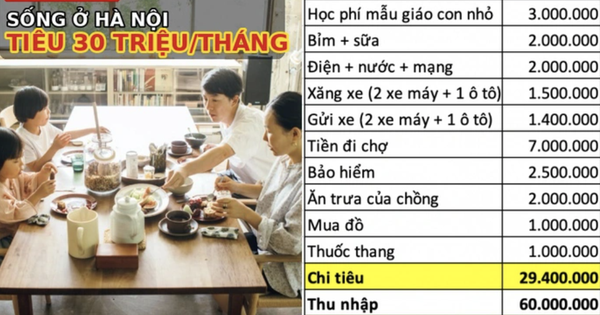 Gia đình 4 người ở Long Biên, Hà Nội chi tiêu ngót nghét 30 triệu/tháng: Đó mới chỉ là chi phí cơ bản, các khoản lặt vặt lại trích tiết kiệm ra tiêu