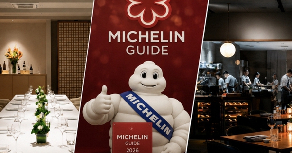 Một trong hai tân binh mới nhận sao Michelin 2026 là một nhà hàng chỉ vỏn vẹn 4 BÀN