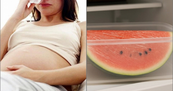 Chỉ vì một miếng dưa hấu để qua đêm, mẹ bầu suýt mất con