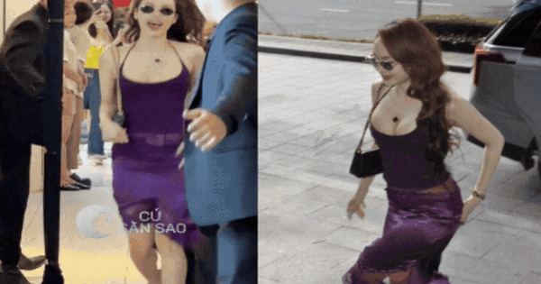 Minh Hằng diện đồ sexy, chạy như bay trên cao gót tạo nên khung hình chấn động