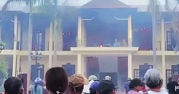 Đà Nẵng: Cháy trụ sở xã, nhiều phòng làm việc và tài liệu hư hỏng