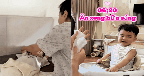 Mẹ bỉm Mai Ngọc chia sẻ nếp sinh hoạt của bé Panda: Hơn 1 tu