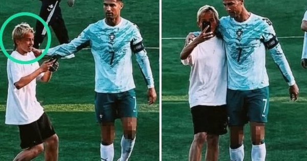 Cậu bé liều mình lao vào selfie với Ronaldo nhận cái kết bất ngờ