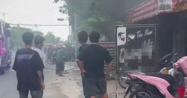 Tưới xăng đốt tiệm giặt, nam thanh niên bị bỏng nặng