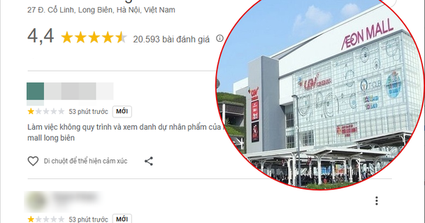 Chưa đầy 24h, AEON Mall Long Biên nhận hàng loạt đánh giá 1 