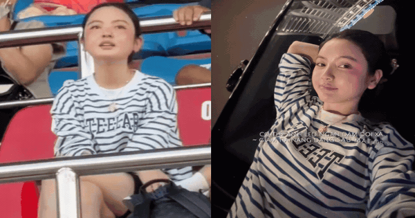 Cận cảnh nhan sắc thật của Chu Thanh Huyền trên khán đài cổ 