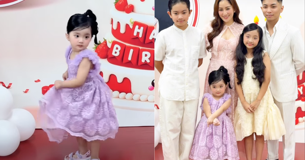 Cô út Lisa nhà Khánh Thi - Phan Hiển gây sốt vì xinh yêu như
