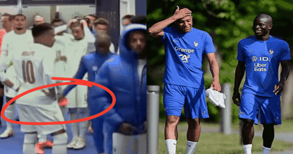 Bùng nổ tranh cãi: Mbappé lơ đẹp cái bắt tay của Kanté, tuyể