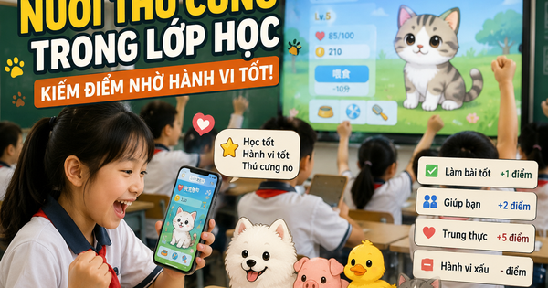 Nhà trường tặng thú cưng AI cho học sinh để nuôi l