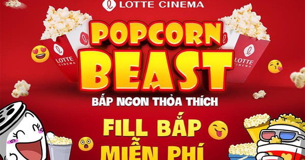 Lotte Cinema chơi lớn cùng cơn mưa bắp ngọt