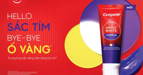  Colgate ra mắt kem đánh răng: Colgate Optic White Purple 