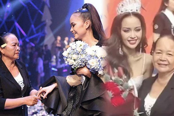Dân mạng xúc động chi tiết chiếc áo của mẹ Hoa hậu Ngọc Châu: 6 năm vẫn dùng một lần để lên chúc mừng con gái