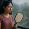 Hà Nội mưa ngập, cô gái vẫn ham đánh pickleball vì sân giá rẻ, cái kết không ai ngờ tới