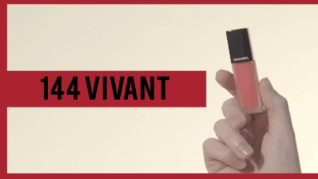 Review Son Chanel Kem Lì 144 VIVANT CAM ĐÀO Dòng Rouge Allure Ink  Cộng  Đồng Review