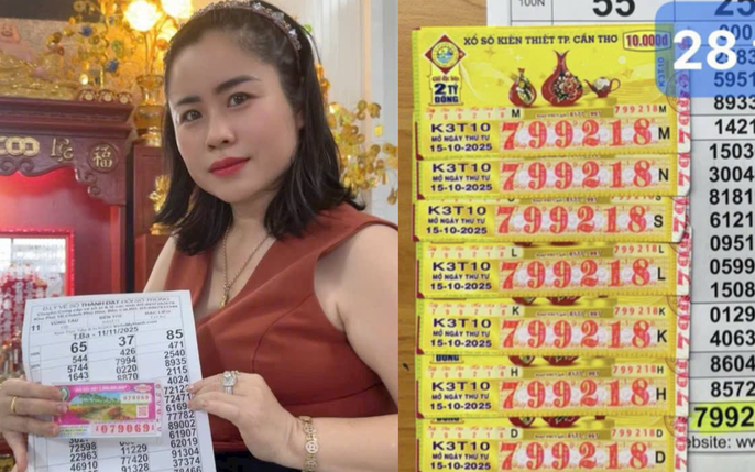 Mua vé số online: Người trúng 4,2 tỷ, một phụ nữ khác ẵm 25,8 tỷ đồng